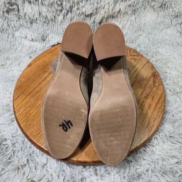 Violet & Red Jenna Womens Size 9M Brown Suede Luxury Tasseled Chelsea Boots - Picture 6 of 11